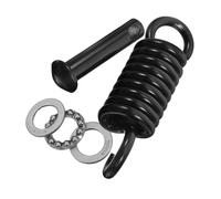 YARNOW Ressort Robuste pour Fauteuil Suspendu Hamac et Crochet de Balançoire pour Hamac, Kit Suspendre 1 Grand Ressort Noir Goupillon Silencieux, Accessoires de Remplacement pour Chaise