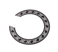 YARNOW Rosace de Guitare Acoustique en Pvc Noir Lot de 3 Pièces Décorative pour Trous de Son Accessoires pour Guitares Classiques et Acoustiques