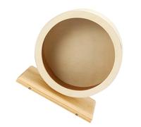 YARNOW Roue d'exercice Silencieuse pour Hamster en Matériau Synthétique Kaki Design Visible, Soulage L'ennui, Accessoire pour Sport des Petits Animaux