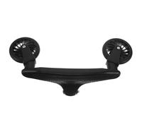 YARNOW Roues Silencieuses en Pu pour Poussette - Kit de Remplacement avec Pédale et Roue Avant et Arrière - Accessoires Solide Compatibles Trotteur Bébé et Poussettes de Jogging - Pièces