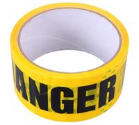 YARNOW Ruban de sécurité Bandes de sécurité jaune noir BOPP 1 rouleau pour murs et sols, résistant aux intempéries, adhérence industrielle, marquage DANGER