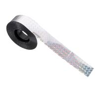 YARNOW Ruban Effaroucheur Réfléchissant 2,4 CM X 50 M Double Face, Bande Spiralée pour Fermes, Balcons et Jardins, Outil Anti-Oiseaux Extérieur