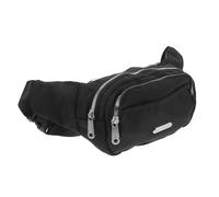 YARNOW Sac Banane Femme Noir à Double Zip Sacoche Ceinture Polyvalente Sport et Mode Sac Main Bandoulière Ajustable pour Course et Activités Banane Élégant et Sécurisé Femme