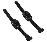 YARNOW Sangles de Fixation Applicables pour Patins à roulettes, Lot de 2 Sets de Boucle T Noire, Boucle Ajustable de Cœur et Vis, Remplacement Solide pour Chaussures de Patinage en