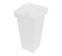 YARNOW Seau à Parapluies en Polypropylène Noir Moyen Seau de Rangement Carré pour Intérieur et Extérieur Porte-Parapluies Pratique et Robuste pour Maison Bureau et Jardin