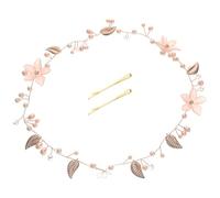 YARNOW Serrage-tête de Mariée Rose en Alliage Design Élégant, Confortable et Décoratif, pour Mariages et Danses