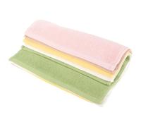 YARNOW Serviettes de Salive en Coton 5pcs pour Bébé, Lavables et Portables, Douces et Absorbantes, pour Essuyer la Bouche Mains Couleur Aléatoire