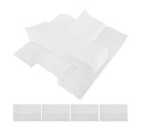 YARNOW Serviettes en Papier Blanc Absorbantes et Résistantes la Déchirure, Lot de 200 Pièces, Pliées en Trois, pour Espaces Commerciaux et Événements de Restauration