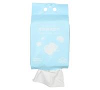 YARNOW Serviettes Visage Jetables Suspendues 600g, Coton Épais Blanc | Grand Format 144 Feuilles, Tirage Pratique, Cellulose Régénérée, Salle de Bain et Salon, Peau Sensible