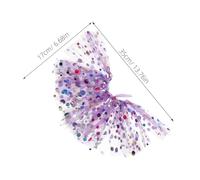 YARNOW Set de Fête Anniversaire pour Animaux avec Bandana et Jupe Tutu Violette Accessoires Lavables pour Chien et Chat Tenue Festive pour Photos et Célébrations