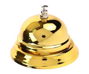 YARNOW Sonnette de 3 et Service Son en Dorée de Clair Fer Légère Fort Cloche D'appel Pouces Plusieurs styles pour Bars et Réception D'hôtel pour Restaurant et Accueil Plusieurs styles