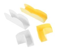 YARNOW Stabilisateur de Parc pour Bébé 4pcs Base Antidérapante en Plastique Renforts d'angle Plat et Droit pour Support Fixe de Clôture de Parc à Jeux