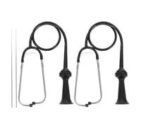 YARNOW Stéthoscope Mécanique pour Cylindre et Piston en Acier Inoxydable et Plastique, Léger et Clair Acoustiquement, pour Entretien Automobile D'urgence, Pack de 2 Pièces