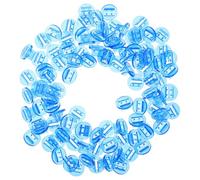 YARNOW Support de Cartes de Jeu en Plastique Bleu Roi 100 Pièces Porte-Cartes à Jouer Base Ronde 2 Cm, Présentoir Polyvalent pour Jeux de Société, Menus, Étiquettes et Photos