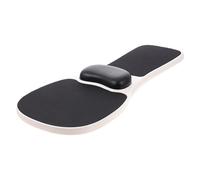 YARNOW Support de Coude pour Ordinateur, Cadre de Support de Bras, Mousse à Mémoire de Forme et Plastique, Noir, Design Ergonomique, pour Bureau