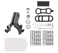 YARNOW Support de Lampe Torche Vélo pour Fixation Stable Noir en Silicone Clip Robuste et Léger pour Cyclisme et Compétition