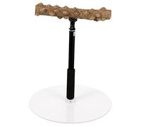 YARNOW Support De Perchoir pour Perroquet Aire De Jeux pour Oiseaux Fourche en Bois Perchée Accessoires pour Cage À Perruches Écurie Jeu pour Oiseaux