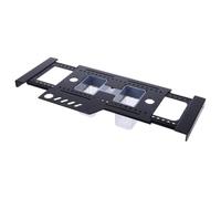 YARNOW Support de Plantes pour Aquarium Extensible, Noir | Deux Gobelets Inclus, Plastique, Installation Facile, pour Plantes et Paniers Aquatiques