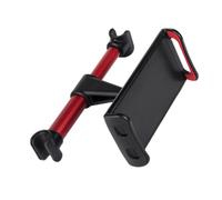 YARNOW Support de Siège Arrière Voiture, Rouge Métal ABS | Fixation D’appui-tête à Boucle, Trois Positions Réglables, Visionnage sans Utilisation des Mains pour Garçon Fille