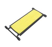YARNOW Support Pédale Facile à Transporter Jaune Caoutchouc Antidérapant Nail Art Réglable en Fer Métallique et Réduit la Fatigue des Pieds pour Manucure et Pédicure à Domicile