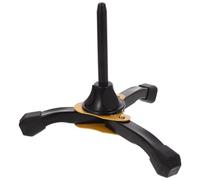 YARNOW Support Pliable pour Instruments à Vent - Porte-instruments à Vent Compatible Clarinette, Hautbois, Flûte - Trépied en Fer Renforcé Jaune, Support Portable et Stable