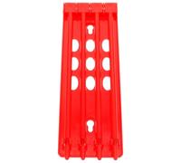 YARNOW Support Porte-Bagues pour Pattes de Pigeon en Plastique Rouge Cadre Compact pour Organisation D’Anneaux Numérotés Rangement Solide pour Élevage et Suivi des Pigeons Voyageurs