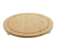 YARNOW Support pour Plantes à roulettes en Bois avec Base Robuste Chariot Roulant Mobile pour Pots Lourds Support à Plantes Intérieur Pratique roulettes Pivotantes 360° Jardinage et