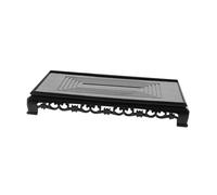 YARNOW Support pour Pot de Fleurs en Plastique Noir, Support Surélevé pour Plantes, Design Simple et Moderne, pour Décoration Intérieure Maison
