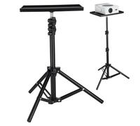 YARNOW Support pour projecteur avec trépied réglable en Hauteur, Portable en ABS et Fer, Plateau intégré, pour Bureau et caméra