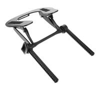 YARNOW Support Tête Massage Lit en Plastique Noir Ergonomique et Confortable, Accessoire Réglable pour Table de Massage Appui-tête Visage Adapté aux Matelas et Coussins Spéciaux