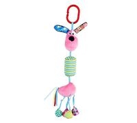 YARNOW Suspendu pour Berceau Peluche Sensory avec Design de Chiot Cartoon Accessoires de Berceau