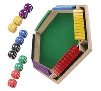 YARNOW Table de Jeu Six Faces à Retourner pour Soirées et Groupes | Jeux à Boire, Usage sur Table, pour Bars et Rassemblements, Accessoire Ludique pour Dés et Fêtes