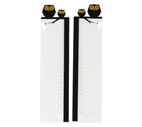YARNOW Tableau Adhésif pour Ordinateur à Motif Chat, Panneau Latéral en Acrylique Blanc Multifonction Règle Intégrée, pour Écran D'ordinateur, Lot de 2 Pièces Style Plusieurs styles