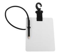YARNOW Tableau Blanc de Plongée Clip Pivotant et Crayon Abs Carnet de Plongée Matériel D'écriture sous-Marine pour Activités sous-Marines Plongeurs