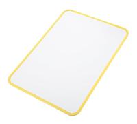 YARNOW Tableau Blanc Double Face Magnétique Jaune Effaçable à Sec, Petit Tableau Portatif pour Garçon et Filles et Bureau, Surface Lisse Réutilisable, pour Apprentissage et Dessin