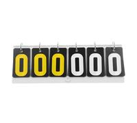 YARNOW Tableau d'affichage : Suivi des Scores Sportifs de Table pour Le Basket-Ball, Le Billard et Le Baby-Foot - Scoreur Portable à 6 Chiffres pour Les Jeux compétitifs