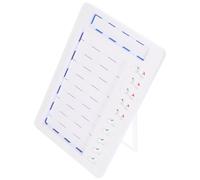 YARNOW Tableau de Tâches Multifonctionnel Portable en Plastique Stylo et Perforatrice Coulissante pour Routine et Planning à Domicile Bureau