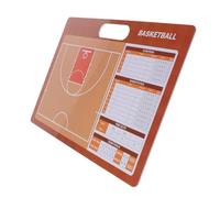 YARNOW Tableau Entraînement Basket-Ball Portable PVC Tableau Effaçable pour Match Complet et Mi- Outil Stratégique pour Entraîneur Sportif