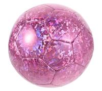 YARNOW Taille 5 Ballon en PVC Football Holographique de Loisirs | Surface Réfléchissante, Texture Quadrillée, Poids Équilibré, Repérage Facile en Terrain, Usage Quotidien