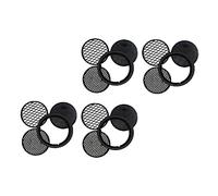 YARNOW Tamis De Jardin Lot de Outil De Compost Crible Kit Bac De Tamisage Noir Plastique Filtre Sol Jardinage