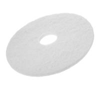 YARNOW Tampon de Polissage Blanc 43 CM Réutilisable pour Parquet, Carrelage et Marbre Tampon de Ponçage pour Machine à Nettoyer les Sols, Accessoire pour Usage Professionnel