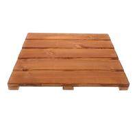 YARNOW Tapis Bois Massif 40x40 Cm Antidérapant Finition Bois Ciré, Tapis de Sol pour Sauna et Salle de Bain Humide, pour Spa et Piscine, Résistance à L’humidité Garantie