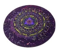 YARNOW Tapis de Divination Pliable en Tissu Motifs Étoiles Lettres et Chiffres Nappe D’Autel pour Lecture de Tarot Jeu de Société et Rituels Ésotériques Décoration Maison 1 Pièce