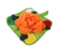 YARNOW Tapis de Nourrissage Lent Multifonction pour Petits Animaux Tapis Activité pour Hamsters et Oiseaux Jeu Enrichissement pour Rongeurs Portable et Facile à Nettoyer Couleur
