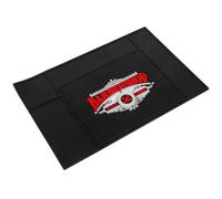 YARNOW Tapis pour outils du coiffeur et ciseaux de coiffure en silicone antidérapant, noir, pour salon de coiffure et usage domestique