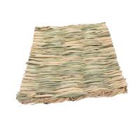 YARNOW Tapis Rafraîchissant pour Animaux De Compagnie Lit en Paille Naturelle Tissée pour Lapin Cochon Petit Lapin Litière Rafraîchissante pour Animaux De Compagnie Tapis en Herbe