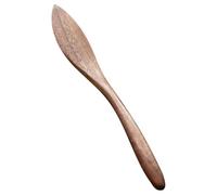 YARNOW Tartineur à Fromage Ménager en Bois de Noyer Marron, Accessoire pour Beurre Facile à Transporter Ranger, pour Hôtel et Mélange de Crème de Gâteau