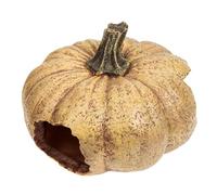 YARNOW Terrarium Décoratif Résine Résistante Cachette Citrouille pour Reptiles Grotte Gecko Accessoire pour Terrariums Reptiles Abri Naturel et