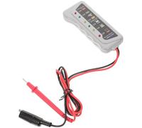 YARNOW Testeur de Batterie Voiture Professionnel Indicateur LED en Plastique pour Détection du Système de Charge, Outil D'analyse pour Diagnostics Automobiles