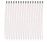 YARNOW Thermistances à Coefficient de Température Ntc 100k 3950 ±1% Haute Précision pour Capteurs de Température, Thermistor Solide 50mm, Pack de 100 Pièces pour Équipements de Chauffage